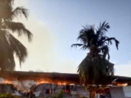 Un incendie au Port de San-Pedro