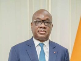 Yacine Idriss Diallo, président de la Fédération ivoirienne de football.
