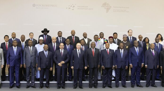 Premier sommet Russie-Afrique, à Sotchi, en Russie, en octobre 2019 GCIS/Flickr.com