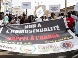 Le rassemblement a eu lieu à l’appel notamment de l’ONG islamique Jamra, du collectif « Noo Lank », qui se présente comme une « initiative citoyenne qui œuvre pour la préservation des valeurs sociétales ».