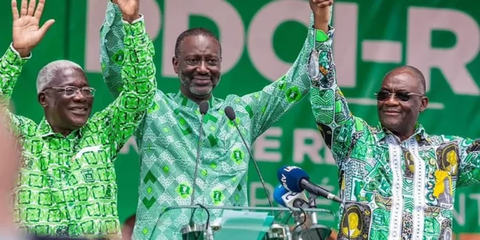 TT THIAM Le Tidjane Thiam que nous allons réélire à la tête du parti mercredi, c'est le Thiam redevenu ivoirien selon le pouvoir d'Abidjan