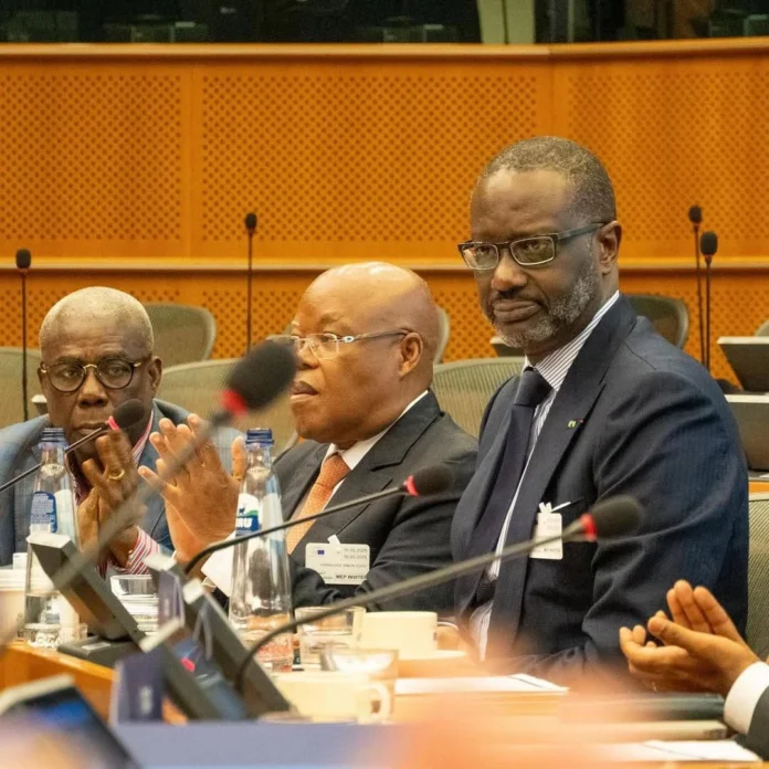 TIDJANE THIAM, PRÉSIDENT DU PDCI-RDA ET QUELQUES MEMBRES DE SA DÉLÉGATION (PH DR)