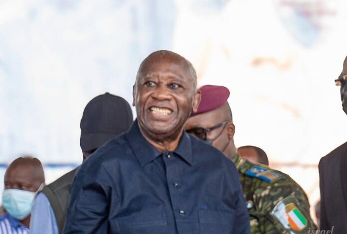 Laurent Gbagbo à Port-Bouet, le samedi 7 juin 2025