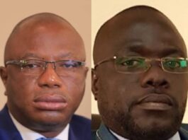 LE VICE-PRÉSIDENT DU CONSEIL STRATÉGIQUE ET POLITIQUE DU PPA-CI, DAMANA ADIA ALIAS PICKASS ET JUSTIN KOUA