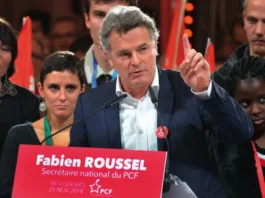 FABIEN ROUSSEL, SECRÉTAIRE NATIONAL DU PARTI COMMUNISTE FRANÇAIS (PCF). PH : ZOUHAIR NAKARA / WIKIPEDIA