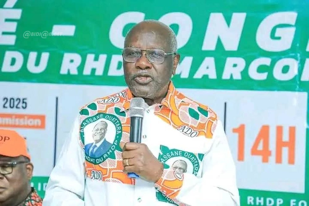 CÔTE D'IVOIRE: LE RHDP DÉSIGNE KAFANA KONÉ POUR DIRIGER LA CAMPAGNE D'ALASSANE OUATTARA À LA PRÉSIDENTIELLE DE 2025 ( OFFICIEL) LE RASSEMBLEMENT DES HOUPHOUÉTISTES POUR LA DÉMOCRATIE ET LA PAIX ( RHDP), LE PARTI PRÉSIDENTIEL IVOIRIEN, A DÉSIGNÉ SON PRÉSIDENT DU DIRECTOIRE, GILBERT KAFANA KONÉ, COMME DIRECTEUR NATIONAL DE CAMPAGNE CHARGÉ DE LA COORDINATION GÉNÉRALE DE LA CAMPAGNE, DES DUSTRICTS ET DES STRUCTURES DE MOBILISATION, DU PRÉSIDENT ALASSANE OUATTARA, CANDIDAT À L'ÉLECTION PRÉSIDENTIELLE DU 25 OCTOBRE 2025.