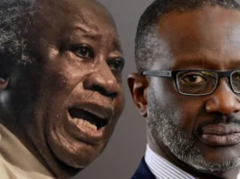 LAURENT GBAGBO, PRÉSIDENT DU PPA-CI ET TIDJANE THIAM