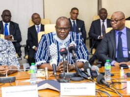 Le Ministre de l'Economie et des Finances du Burkina Faso, Aboubakar NACANABO (Ph: Uemoa)